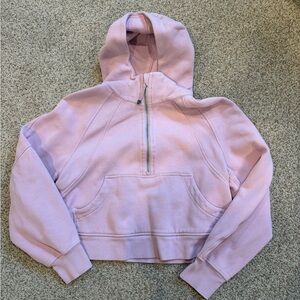 Lululemon Pink Half-Zip Hoodie